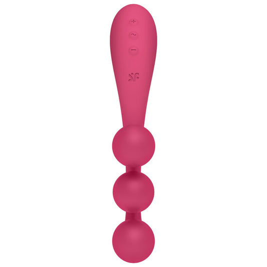 SATISFYER - MULTI VIBRADOR TRI BALL 1 VERMELHO