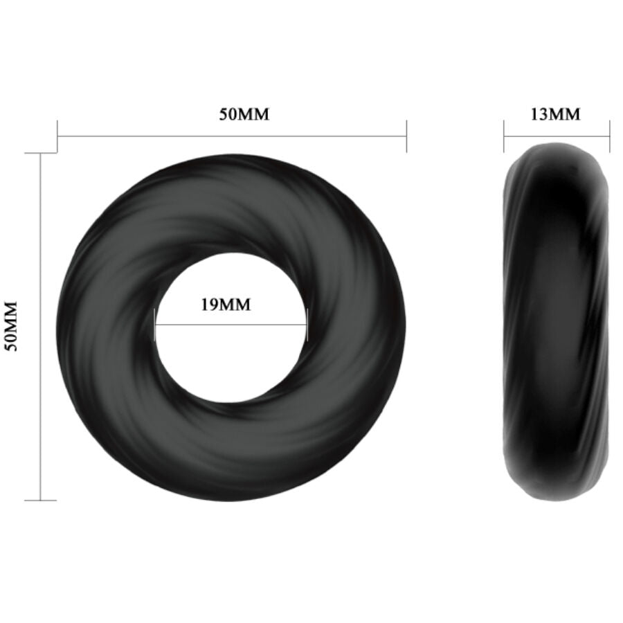 CRAZY BULL - ANEL DE SILICONE ESPIRAL