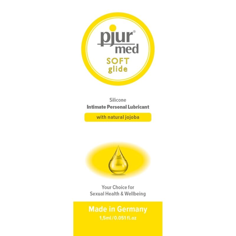 PJUR - LUBRIFICANTE DE SILICONE MED SOFT GLIDE 1.5 ML