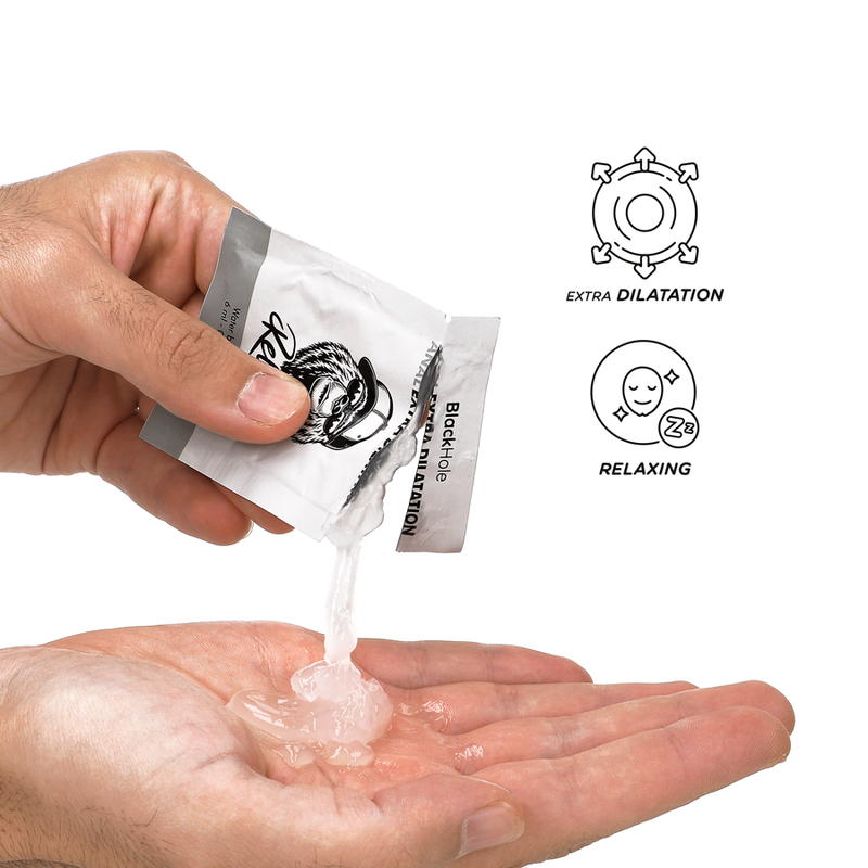 BLACK HOLE - GEL À BASE DE ÁGUA EXTRA DILATAÇÃO 6 ML DOSE ÚNICA
