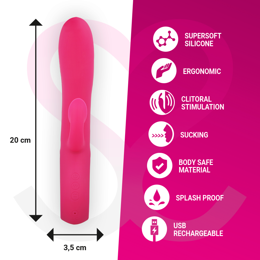 MORESSA - DUSTIN SUCÇÃO CLITÓRICA E VIBRAÇÃO PODEROSA SILICONE PREMIUM RECARREGÁVEL