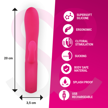 MORESSA - DUSTIN SUCÇÃO CLITÓRICA E VIBRAÇÃO PODEROSA SILICONE PREMIUM RECARREGÁVEL