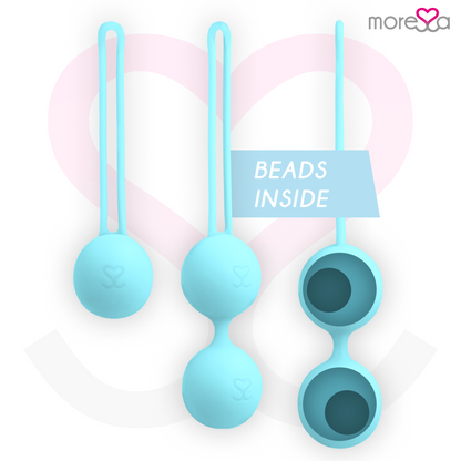 MORESSA - CONJUNTO OSIAN SILICONE PREMIUM TURQUESA