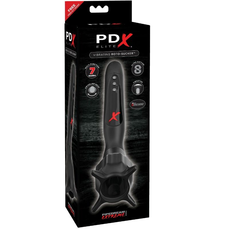PDX ELITE - ESTIMULADORES VIBRATÓRIOS COM SUCÇÃO ROTO-SUCKER