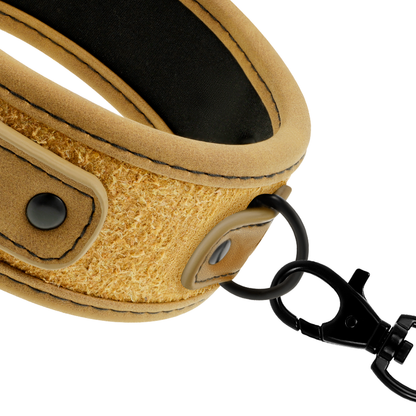 FETISH SUBMISSIVE ORIGIN - COLAR DE CORRENTE COM FORRO DE NEOPRENE